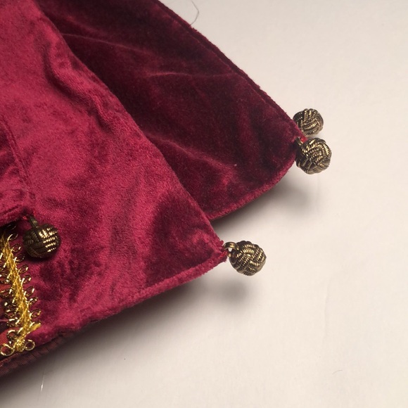 Set of four Fall fancy velour multicolored table sitting fancy table placemats - Picture 9 of 13